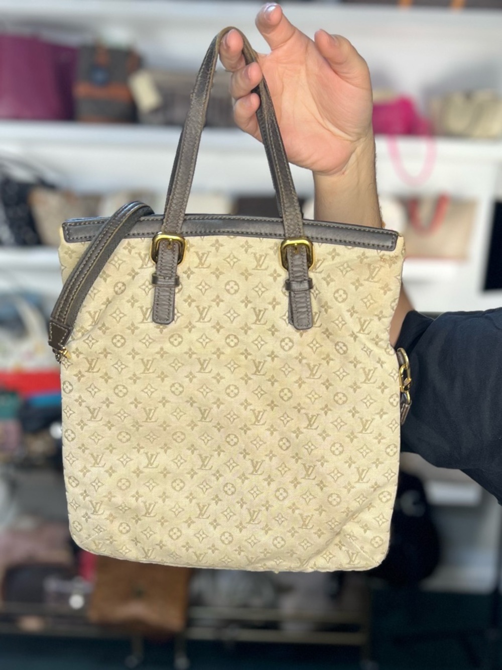LV DENIM 2 WAY BAG